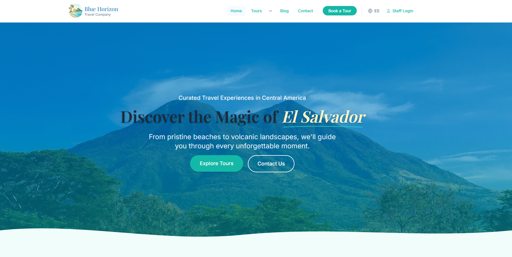 Blue Horizon Travel — project cover